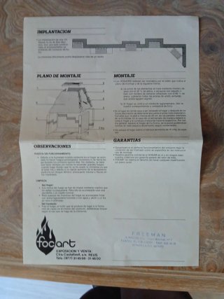 Chimenea insertable Rocal de hierro fundido