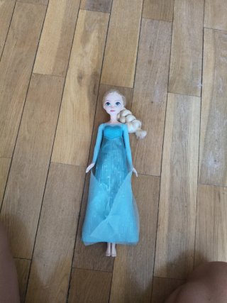 Muñeca Frozen Elsa Vestido Azul