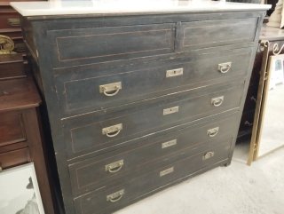 Cómoda antigua mármol y madera