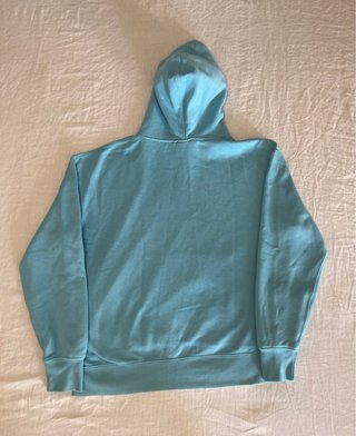 Felpa con cappuccio azzurra