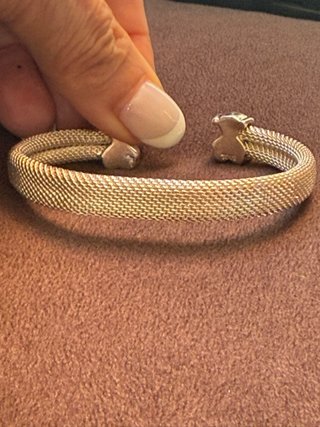 Pulsera Tous Plata Oso Malla