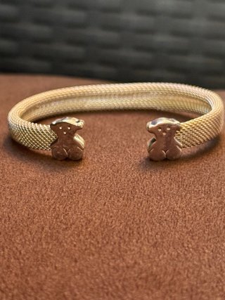 Pulsera Tous Plata Oso Malla