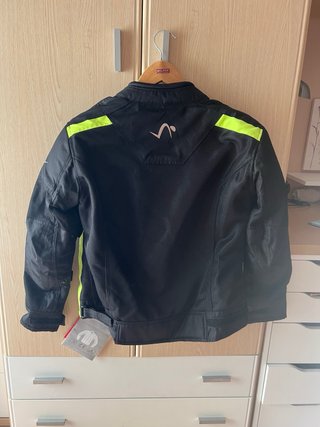 Chaqueta Moto Verano Negra/Neón
