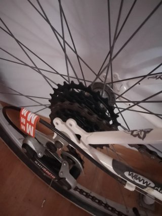 Bicicleta Decathlon Blanca
