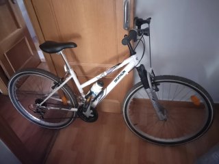 Bicicleta Decathlon Blanca