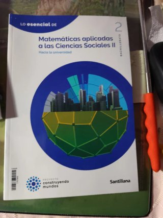 Matemáticas aplicadas a las Ciencias Sociales I...
