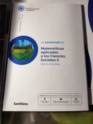 Matemáticas aplicadas a las Ciencias Sociales I...