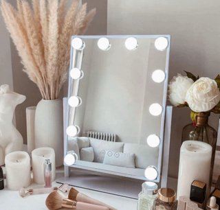 Espejo de Maquillaje con Luces LED