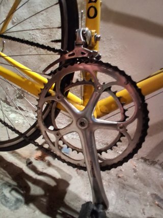 Bicicleta Pinarello Carretera Amarilla