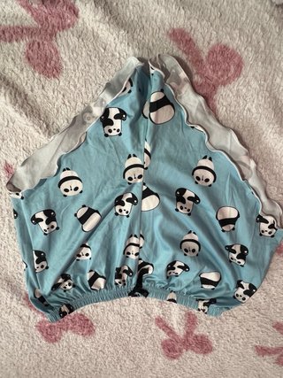 Shorts de pijama con estampado de pandas