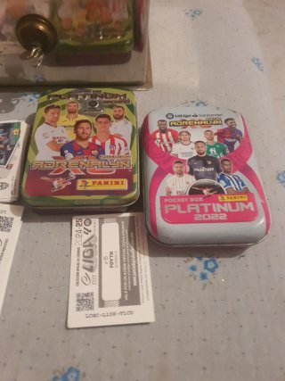 Lote cromos Panini Adrenalyn + cajas+ álbum