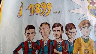 CARTEL F.C. BARCELONA 1899 - 1968 ANEM FENT -...