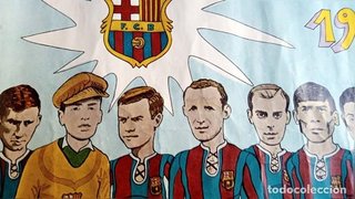 CARTEL F.C. BARCELONA 1899 - 1968 ANEM FENT -...