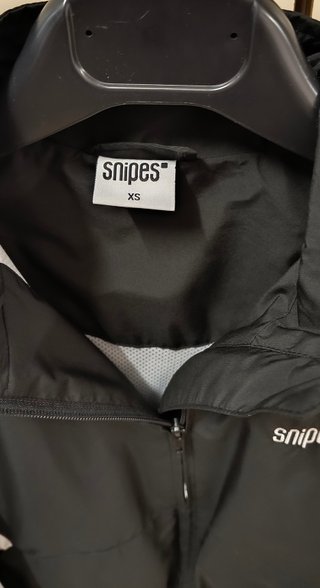 Giubbino sportivo Snipes nero e bianco taglia XS