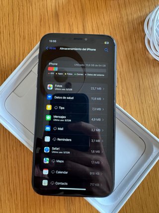 iPhone XR 64GB+Caja+Cargador. En perfecto estado!