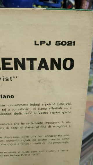 Adriano Celentano Peppermint Twist Vinile