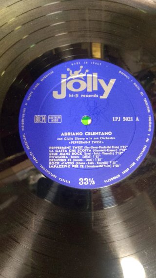 Adriano Celentano Peppermint Twist Vinile