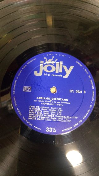 Adriano Celentano Peppermint Twist Vinile