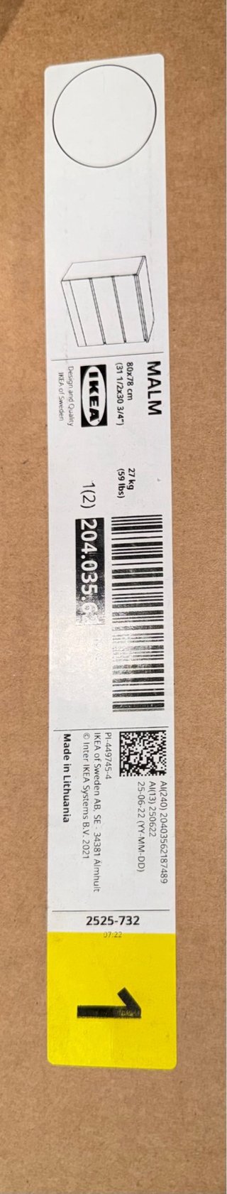 Cajonera IKEA 3 cajones blanca