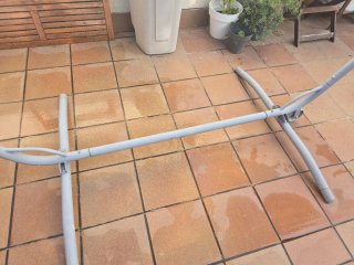 Estructura de hamaca metálica