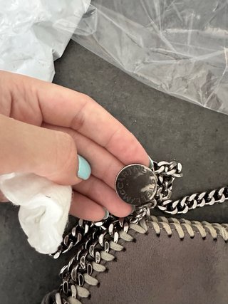 Stella McCartney Falabella Tiny Grigio