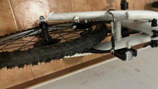 Bicicleta plegable ECO blanca 20 pulgadas