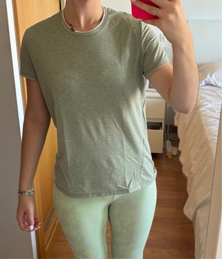 Camiseta deportiva Kalenji talla S verde sage / sa