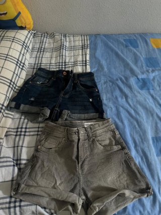 Lote 2 Pantalones Cortos Niña Talla 32
