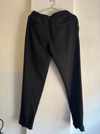 Pantalón chándal técnico Zara negro