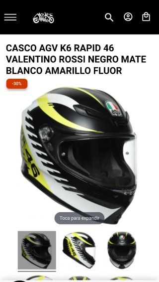 Casco integral moto AGV