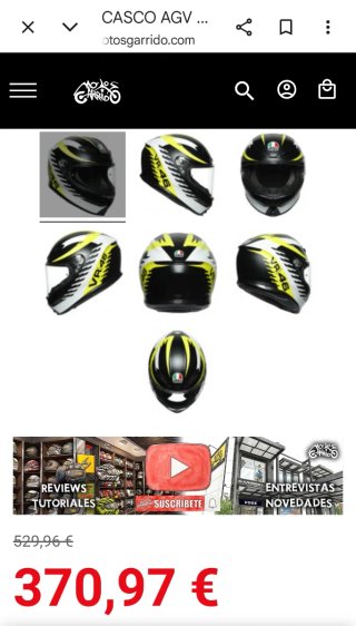 Casco integral moto AGV
