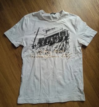 T-shirt Antony Morato bianca con stampa