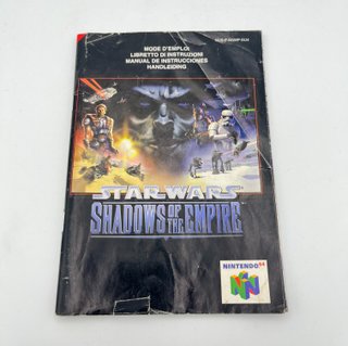 Star Wars Shadows Of The Empire N64 scatola + manu