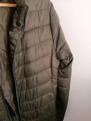 Abrigo acolchado verde talla M