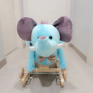 Balancín / correpasillos bebé elefante azul NUEVO