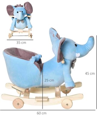 Balancín / correpasillos bebé elefante azul NUEVO