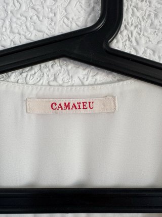 Blusa Camaïeu Blanca Talla M