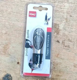 Tappo Versatore In Acciaio Per Bottiglie Vino