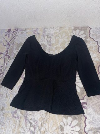 Camiseta Bershka Peplum Talla M/ L