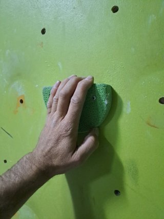 Presas de escalada para entrenamiento
