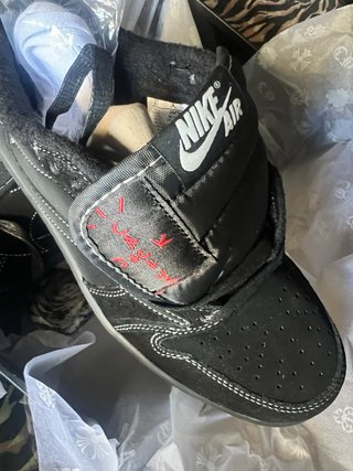 Sneakers Jordan low Travis Scott Black Phantom