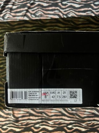 Sneakers Jordan low Travis Scott Black Phantom