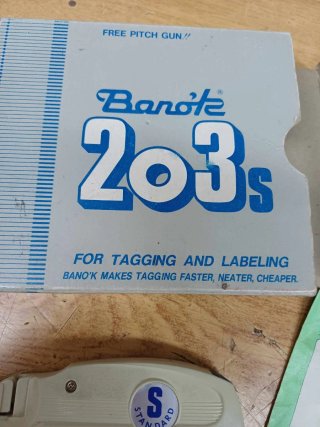 Pistola Etichettatrice Banok 203 Japan Usata