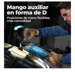 Pulidora Dong Cheng Azul y Negra