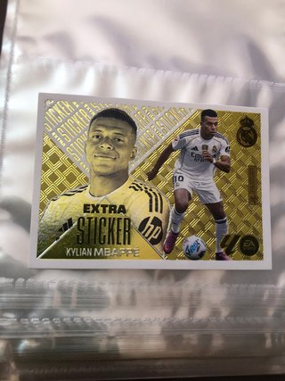 Extra Sticker Kylian Mbappé Dorado Panini