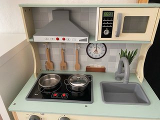 Cocina de juguete de madera