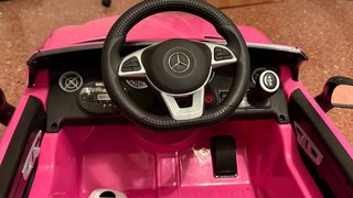 Coche Eléctrico Infantil Rosa  Solo se ha usado 4,