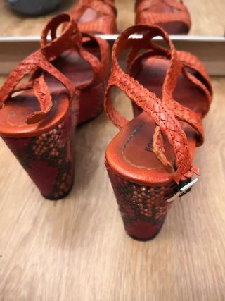 Sandalias de cuña multicolor Pons Quintana