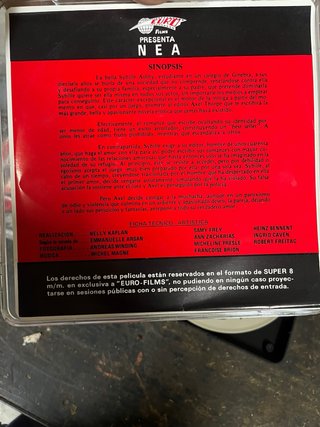 Película NEA Super 8 mm Sonoro