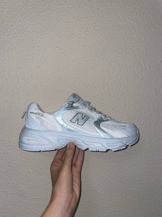 New Balance 530 Blancas Plata
